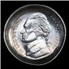 Image 2 : ***Auction Highlight*** 1999-d Jefferson Nickel CAPPED DIE MINT ERROR 5c Grades GEM+ Unc (fc)