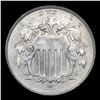 Image 2 : ***Auction Highlight*** 1866 Rays Shield Nickel 5c Grades Choice Unc By SEGS (fc)