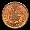 Image 3 : ***Auction Highlight*** PCGS 1877 Indian Cent Near TOP POP! 1c Graded ms65 rb CAC BY PCGS (fc)