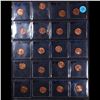 Image 2 : Page of 20 Different Date Lincoln Cents All Red, Most Gem! UNC or Better - Huge Liifetime Collection