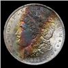 Image 2 : 1885-o Morgan Dollar Rainbow Toned $1 Grades Choice+ Unc
