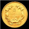 Image 3 : ***Auction Highlight*** 1874 Three Dollar Gold 3 Graded ms64 By SEGS (fc)