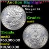 Image 1 : ***Auction Highlight*** 1884-s Morgan Dollar $1 Graded Select Unc By USCG (fc)