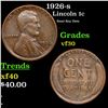 Image 1 : 1926-s Lincoln Cent 1c Grades vf++