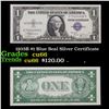 1935B $1 Blue Seal Silver Certificate Grades Gem+ CU