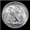 Image 3 : 1945-d Walking Liberty Half Dollar 50c Grades Choice Unc