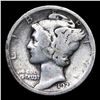 Image 2 : 1921-p Mercury Dime 10c Grades vg, very good