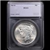Image 4 : ***Auction Highlight*** 1927-d Peace Dollar $1 Graded ms63+ BY SEGS (fc)