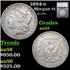 Image 1 : 1894-o Morgan Dollar $1 Graded au53 By SEGS