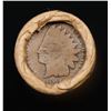 Image 3 : Mixed small cents 1c orig shotgun roll, 1918-s Wheat Cent, 1890 Indian Cent other end, Brinks Wrappe