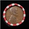 Image 2 : Mixed small cents 1c orig shotgun roll, 1916-p Lincoln Cent, 1919-p Lincoln Centother end, Bank Wrap