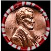 Image 2 : Shotgun Lincoln 1c roll, 1959-p 50 pcs Original Bank Wrapper.