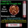 Image 1 : Shotgun Lincoln 1c roll, 1960-d 50 pcs Original Bank Wrapper.