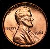 Image 2 : 1961-p Lincoln Cent 1c Grades GEM+ Unc RD
