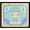 Image 2 : 1944 Germany WWII Allied Military Currency 1 Mark Note P# 192a Grades vf+