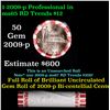 Image 1 : Shotgun Lincoln 1c roll, 2009-p Professional 50 pcs Bank Wrapper.