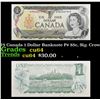 1969-1975 Canada 1 Dollar Banknote P# 85c, Sig. Crow & Bouey Grades Choice CU