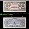 1942-1945 Malaysia (Japanese WWII Occupation) 1 Dollar "Banana Money" Note P# M5 Grades Choice CU