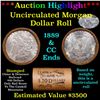 ***Auction Highlight*** 1889 & CC Uncirculated Morgan Dollar Shotgun Roll (fc)
