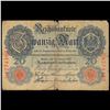 Image 2 : 1914 Imperial Germany 20 Mark Note P# 46B Grades vf+