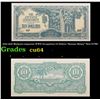 1942-1945 Malaysia (Japanese WWII Occupation) 10 Dollars "Banana Money" Note P#?M7 Grades Choice CU
