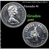 Proof 1975 Canada 1 dollar Calgary KM# 97 Grades GEM++ Proof