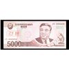 Image 2 : 2009 Upper Korea 5,000 Won Note P# 66S Grades Gem+ CU