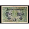 Image 3 : 1917 Imperial Germany 5 Mark Note P# 56A Grades vf++