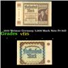Image 1 : 1922 Weimar Germany 5,000 Mark Note P# 81D Grades vf+