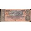 Image 2 : 1864 $10 Confederate Note, T68 Grades vf++