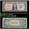 1935G $1 Blue Seal Silver Certificate Fr-1616, No Motto Grades vf+
