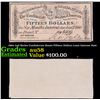 1864 2nd Series Confederate States Fifteen Dollars Loan Interest Note Grades Choice AU/BU Slider