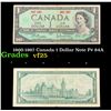 1960-1967 Canada 1 Doollar Note P# 84A Grades vf+