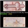 1986-1991 Canada 2 Dollars Banknote P# 94b, Sig. Thiessen & Crow Grades vf+