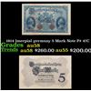 1914 Imperial Germany 5 Mark Note P# 47C Grades Choice AU/BU Slider
