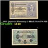 Image 1 : 1917 Imperial Germany 5 Mark Note P# 56B Grades xf