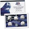 Image 1 : 2006 United States Mint 50 State Quarters Proof Set, 5 coins inside