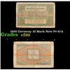 Image 1 : 1920 Germany 10 Mark Note P# 67A Grades vf, very fine