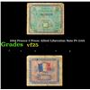 1944 France 2 Franc Allied Liberation Note P# 114A Grades vf+