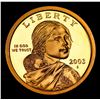 Image 4 : Proof Set of 5 Proof 2000-2004-S Sacagawea $1 Sacagawea Dollar $1 Grades GEM++ Proof Deep Cameo