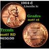 Image 1 : 1964-d Lincoln Cent 1c Grades GEM++ Unc RD