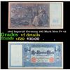 Image 1 : 1910 Imperial Germany 100 Mark Note P# 42 Grades vf details