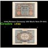 Image 1 : 1920 Weimar Germany 100 Mark Note P# 69A Grades vf++