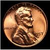 Image 2 : 1957-d Lincoln Cent 1c Grades GEM++ Unc RD