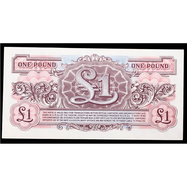 1950 Great Britain 1 Pound Note P# M22A Grades Gem CU