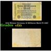 Image 1 : 1923 Weimar Germany 10 Millioene Mark P# 106C Grades vf+