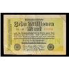 Image 2 : 1923 Weimar Germany 10 Millioene Mark P# 106C Grades vf+