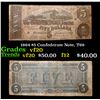 Image 1 : 1864 $5 Confederate Note, T69 Grades vf, very fine