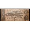Image 2 : 1864 $5 Confederate Note, T69 Grades vf, very fine