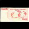 Image 2 : 2008 Zimbabawe 10 Million Dollar Note P# 55A Grades vf++